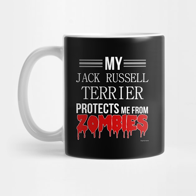 Halloween Zombie JACK RUSSELL - Gift For TERRIER Dog Lover by HarrietsDogGifts